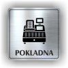 Cedule pokladna – plast (piktogram)