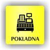 Cedule pokladna – plast (piktogram)
