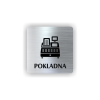 Cedule pokladna | Piktogram (čtverec)