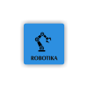 Cedule robotika | Piktogram (čtverec)