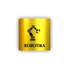 Cedule robotika | Piktogram (čtverec)