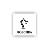 Cedule robotika | Piktogram (čtverec)