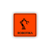 Cedule robotika | Piktogram (čtverec)