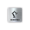 Cedule robotika | Piktogram (čtverec)