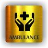 Cedule ambulance – plast (piktogram)