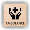 Cedule ambulance – plast (piktogram)