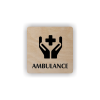 Cedule ambulance | Piktogram (čtverec)