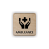 Cedule ambulance | Piktogram (čtverec)