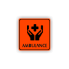 Cedule ambulance | Piktogram (čtverec)