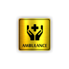 Cedule ambulance | Piktogram (čtverec)