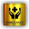 Cedule ambulance – plast (piktogram)