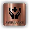 Cedule ambulance – plast (piktogram)