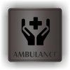 Cedule ambulance – plast (piktogram)