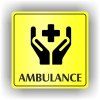 Cedule ambulance – plast (piktogram)