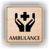 Cedule ambulance – plast (piktogram)