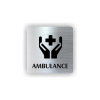 Cedule ambulance | Piktogram (čtverec)