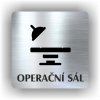 Cedule operační sál – plast (piktogram)