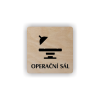 Cedule operační sál | Piktogram (čtverec)