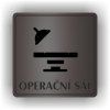 Cedule operační sál – plast (piktogram)