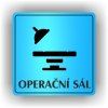 Cedule operační sál – plast (piktogram)
