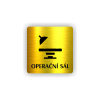Cedule operační sál | Piktogram (čtverec)