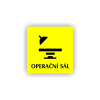 Cedule operační sál | Piktogram (čtverec)