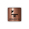 Cedule operační sál | Piktogram (čtverec)