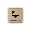 Cedule operační sál | Piktogram (čtverec)
