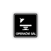 Cedule operační sál | Piktogram (čtverec)