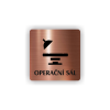 Cedule operační sál | Piktogram (čtverec)