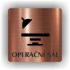 Cedule operační sál – plast (piktogram)