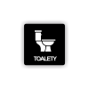 Cedule toalety | Piktogram (čtverec)