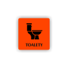 Cedule toalety | Piktogram (čtverec)