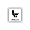 Cedule toalety | Piktogram (čtverec)