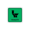 Cedule toalety | Piktogram (čtverec)
