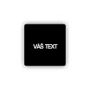 Cedule váš text doplňte | Piktogram (čtverec)
