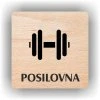 Cedule posilovna – plast (piktogram)