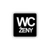 Cedule wc ženy nápis | Piktogram (čtverec)