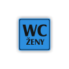 Cedule wc ženy | Piktogram (čtverec)