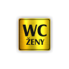 Cedule wc ženy | Piktogram (čtverec)