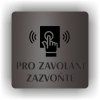 Cedule pro zavolání zazvoňte – plast (piktogram)