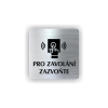 Cedule pro zavolání zazvoňte | Piktogram (čtverec)