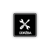 Cedule údržba | Piktogram (čtverec)