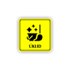 Cedule úklid | Piktogram (čtverec)