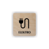 Cedule elektro | Piktogram (čtverec)