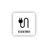 Cedule elektro | Piktogram (čtverec)