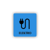 Cedule elektro | Piktogram (čtverec)