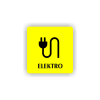 Cedule elektro | Piktogram (čtverec)