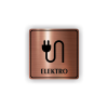 Cedule elektro | Piktogram (čtverec)
