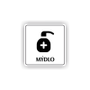 Cedule mýdlo | Piktogram (čtverec)